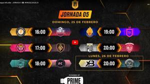 Sigue en directo la jornada 5 de la Kings League