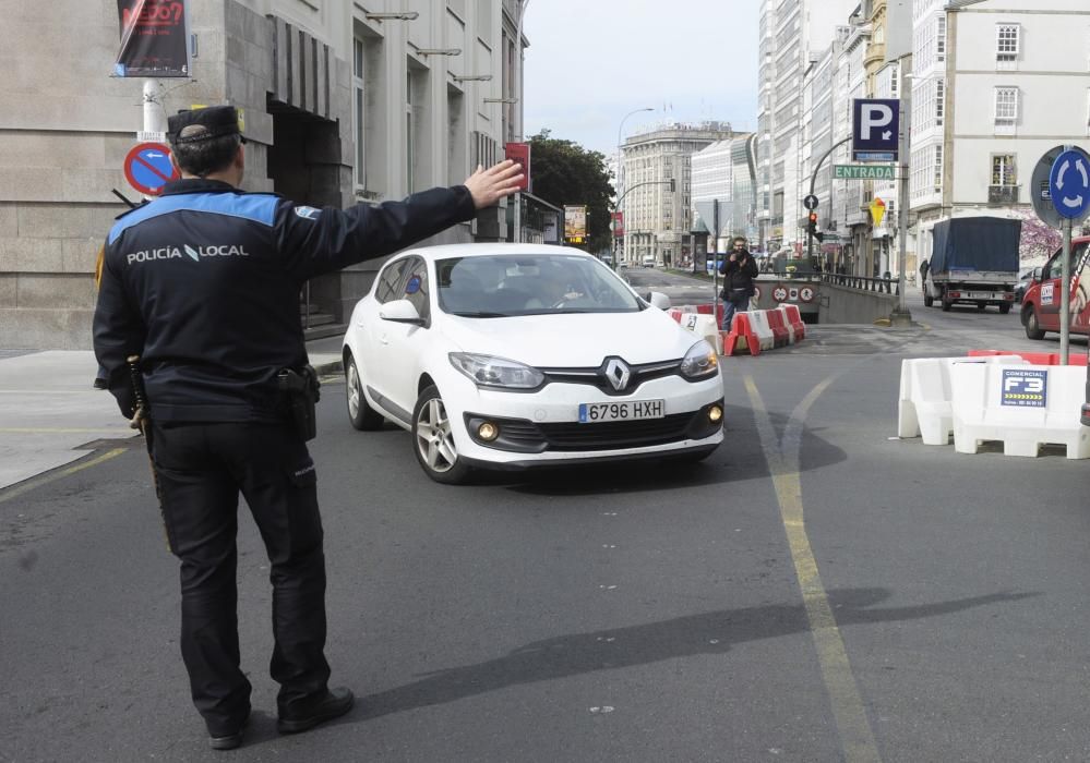 La restricción del tráfico en la Marina