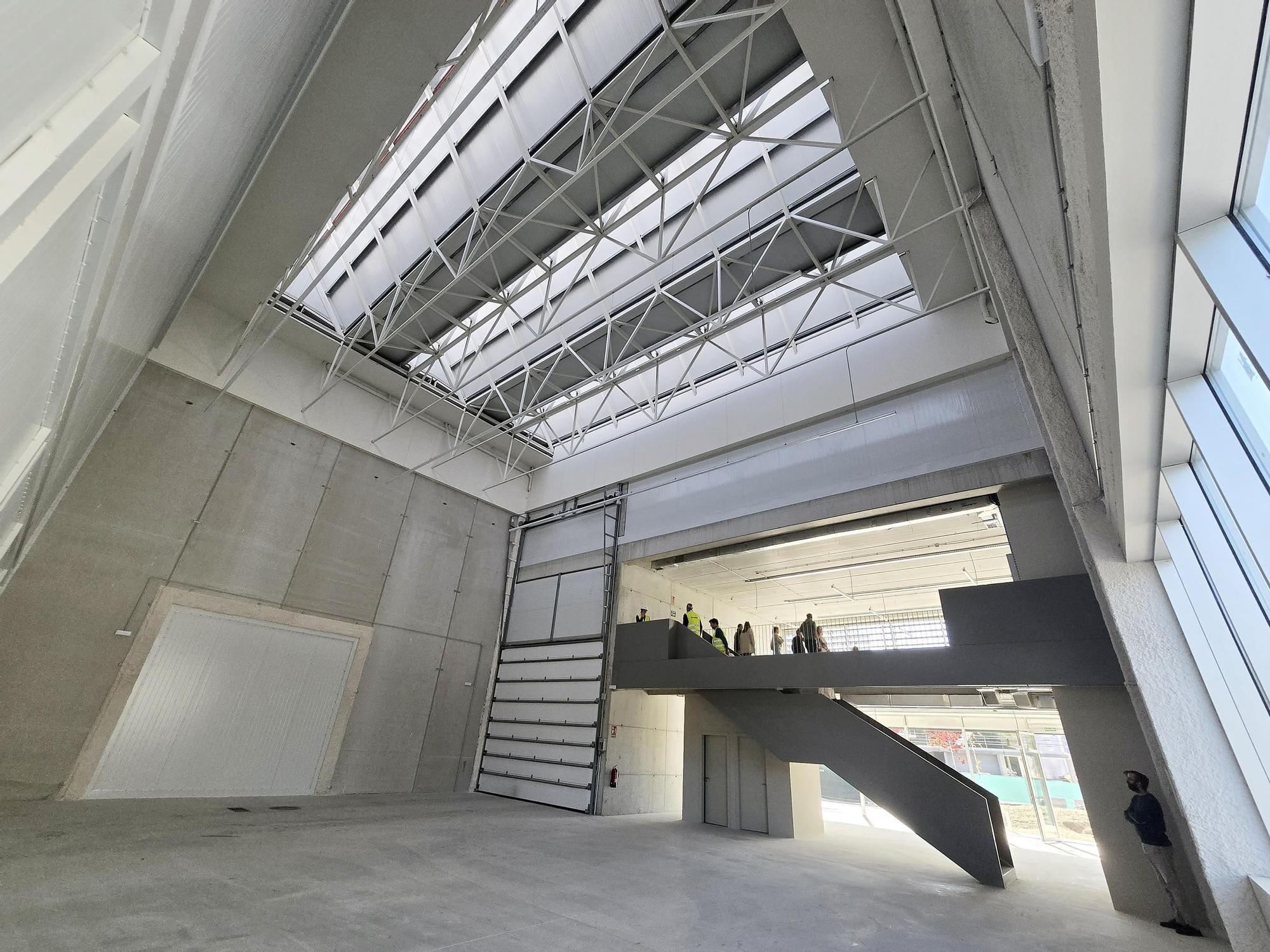 Visita a las nuevas naves de la Zona Franca para empresas tecnológicas en Pordo do Molle