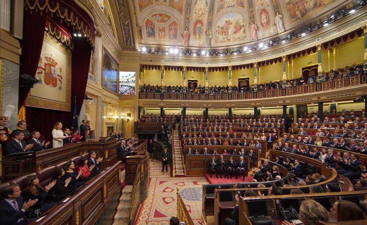 Celebración del 40 aniversario de la Constitución en el Congreso.