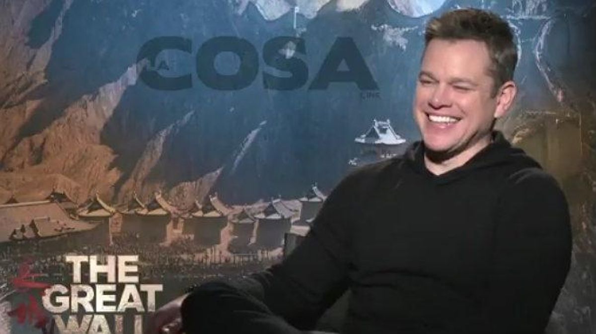 Matt Damon cantant un tema d’El Polaco.