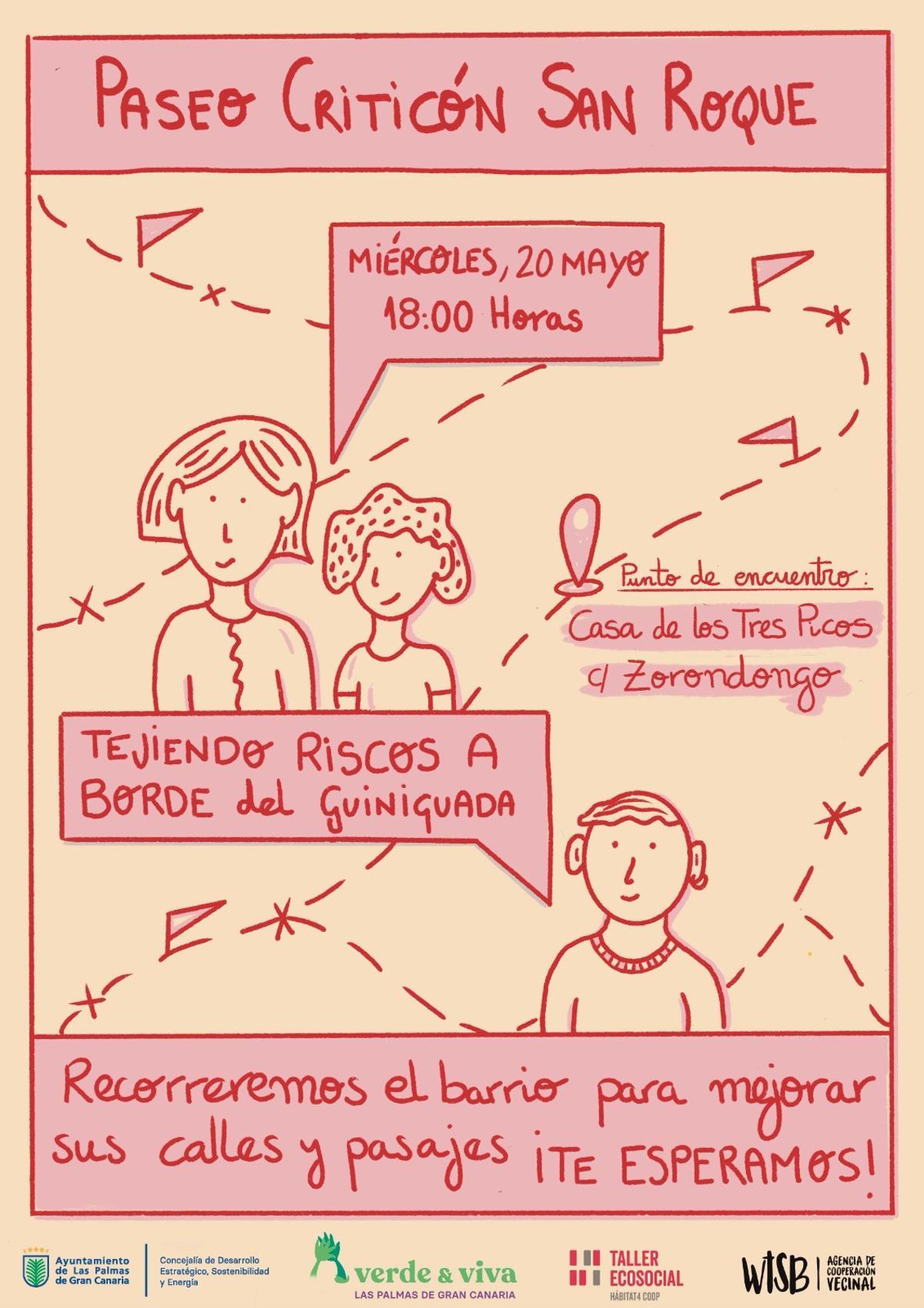 Cartel del Paseo Criticón de San Roque