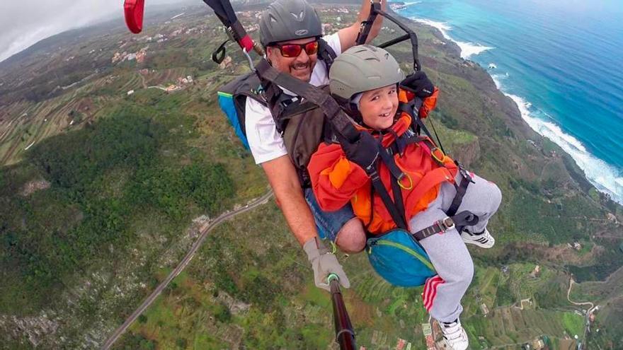Without barriers to fly in Los Realejos