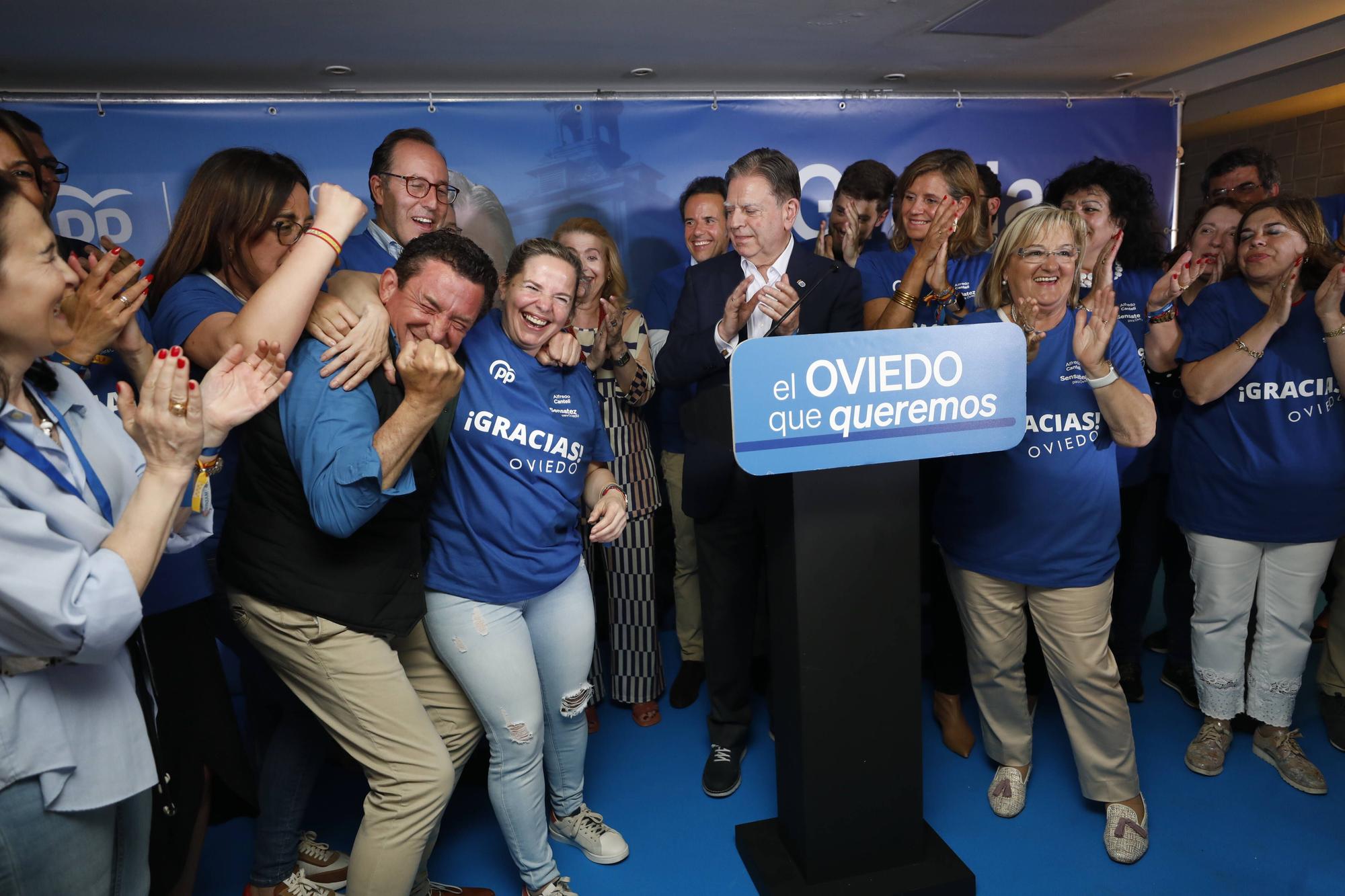 Canteli celebra la mayoría absoluta en Oviedo