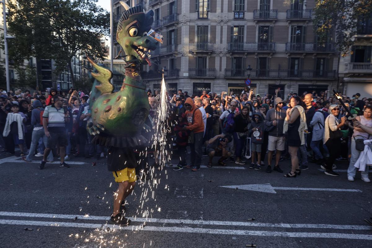 El correfoc de la Mercè, en imágenes