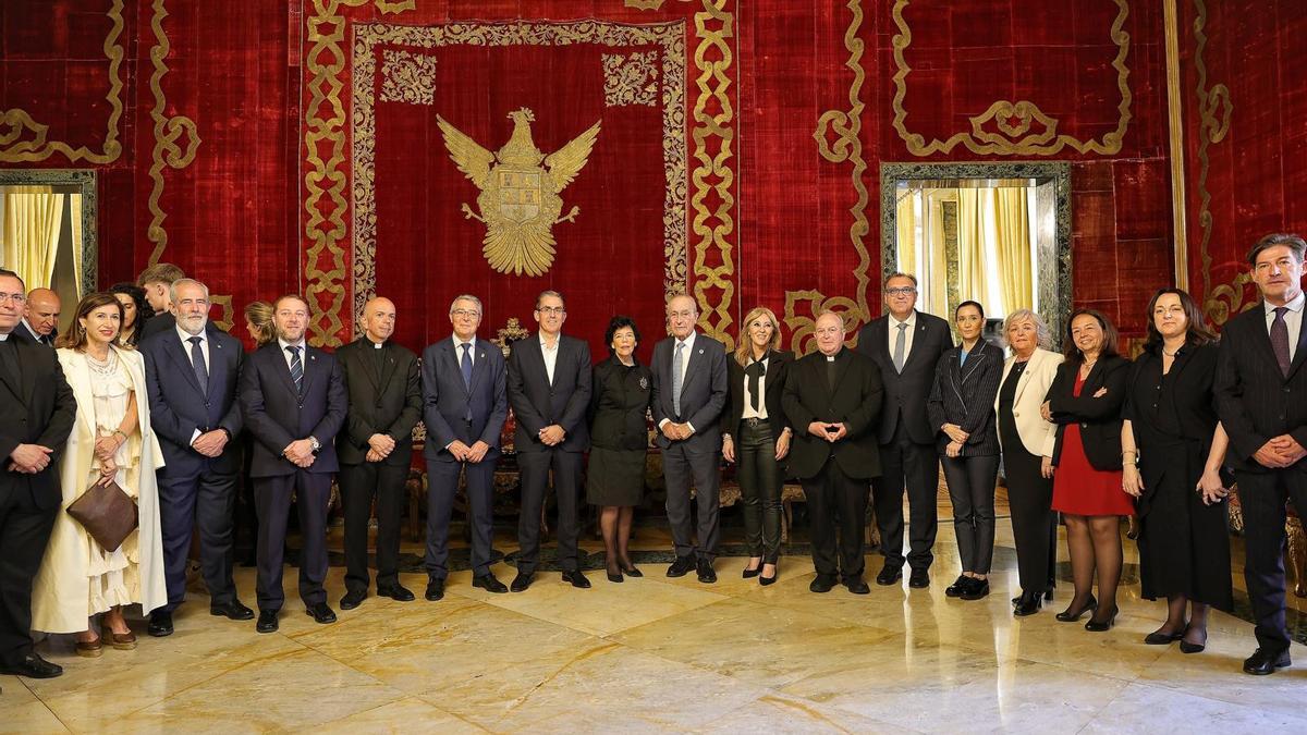 El Ayuntamiento de Málaga asiste a la recepción oficial ofrecida por la embajada de España ante el Vaticano con motivo del Jubileo de las Cofradías 2025.