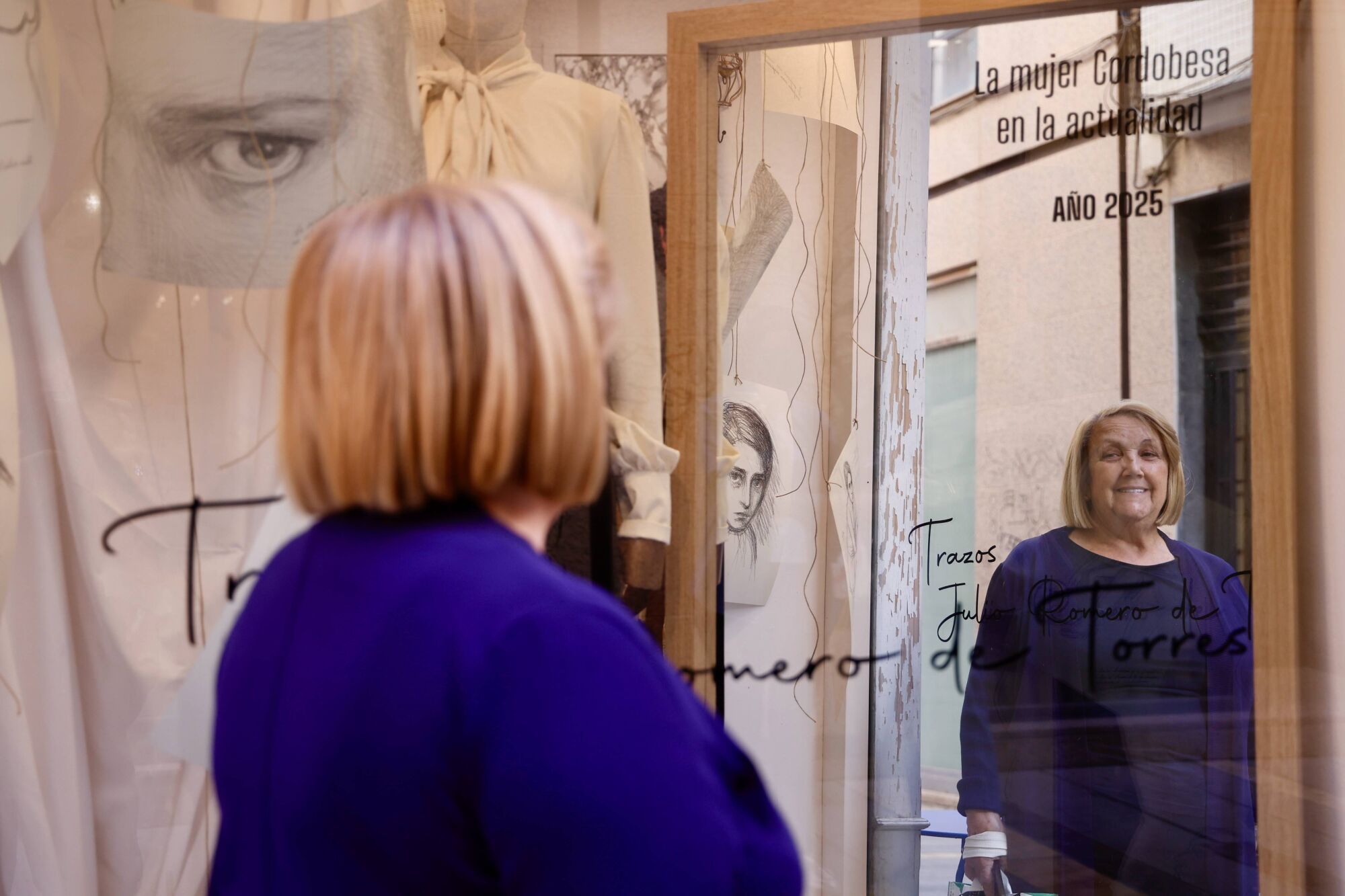 Julio Romero de Torres toma los escaparates del centro de Córdoba