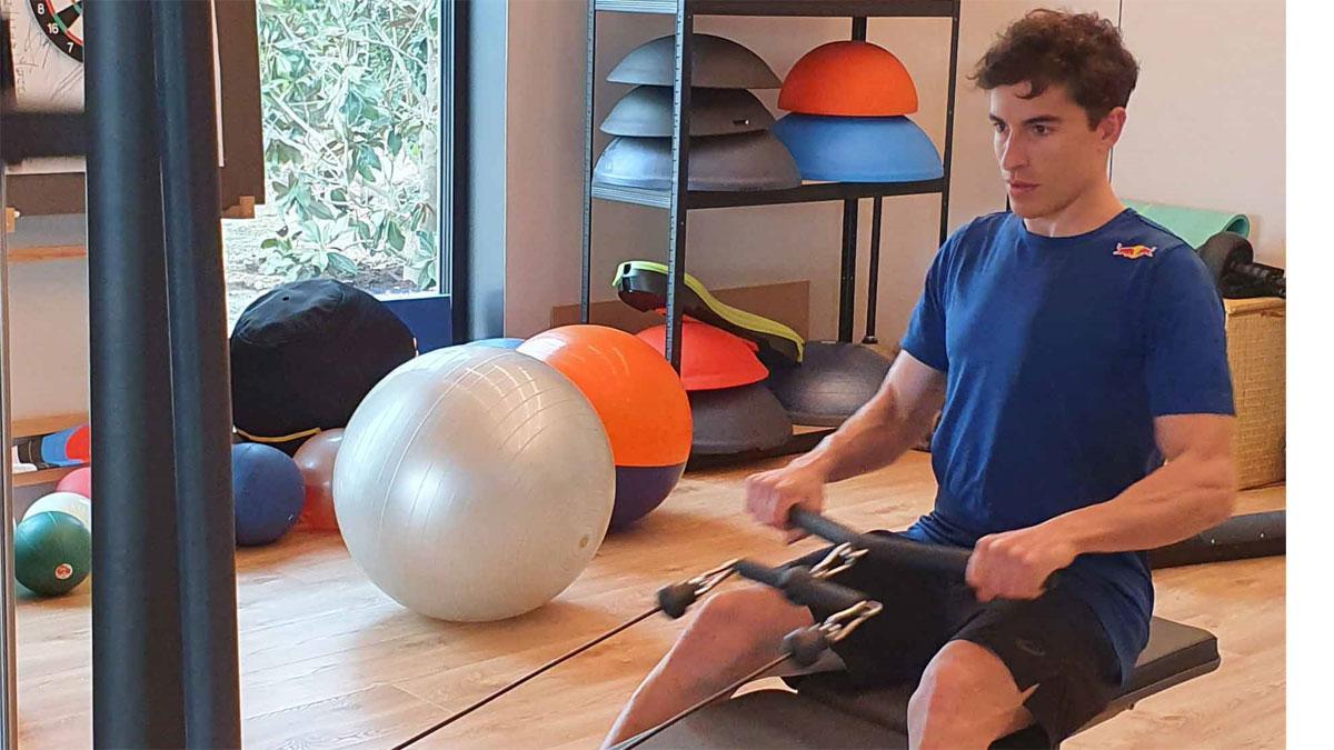 Marc Márquez sigue con su recuperación