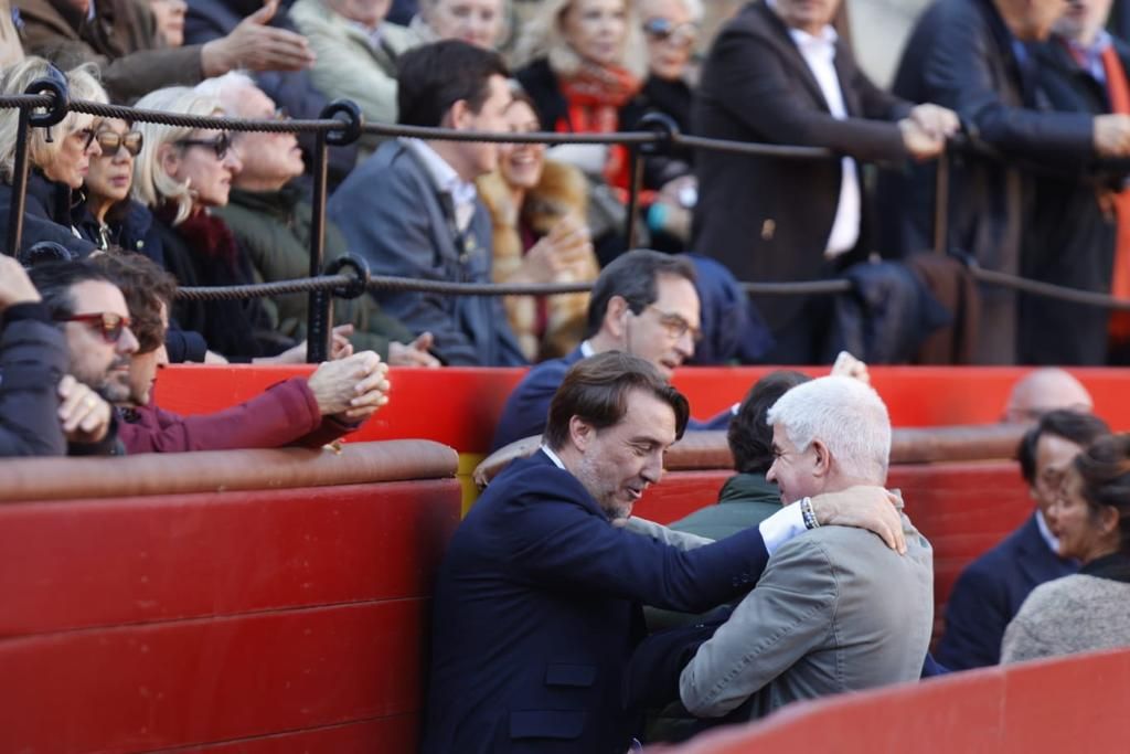 Futbolistas y empresarios en la Feria de Fallas