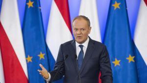 Archivo - El primer ministro de Polonia, Donald Tusk