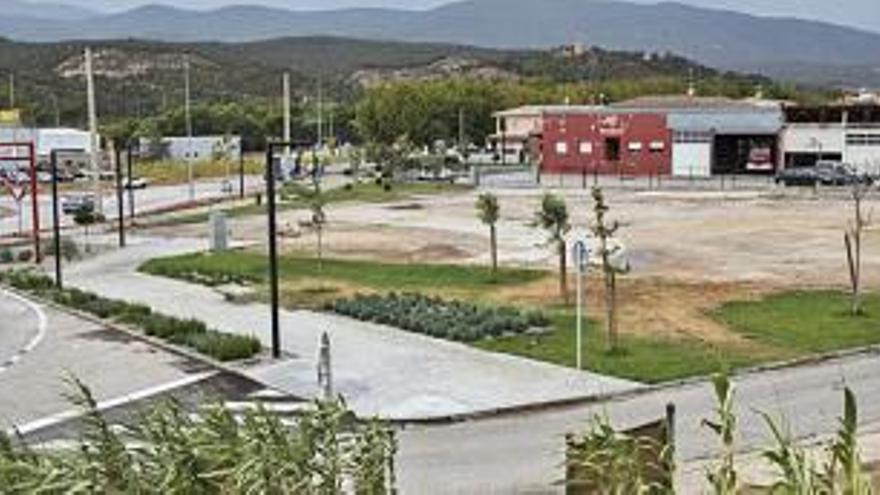 La zona on es construirà la comissaria dels Mossos