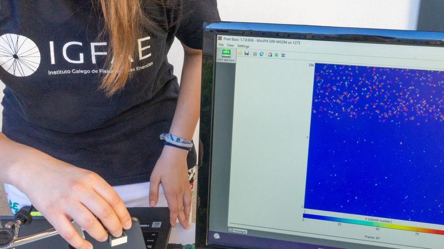 Un proyecto del IGFAE permite a alumnado de bachillerato ver radiación en tiempo real