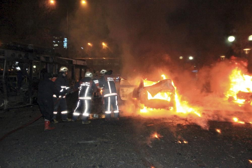 Atentado terrorista en el centro de Ankara