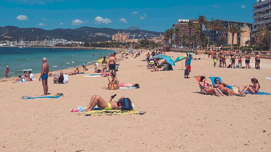 Der Stadtstrand von Palma 