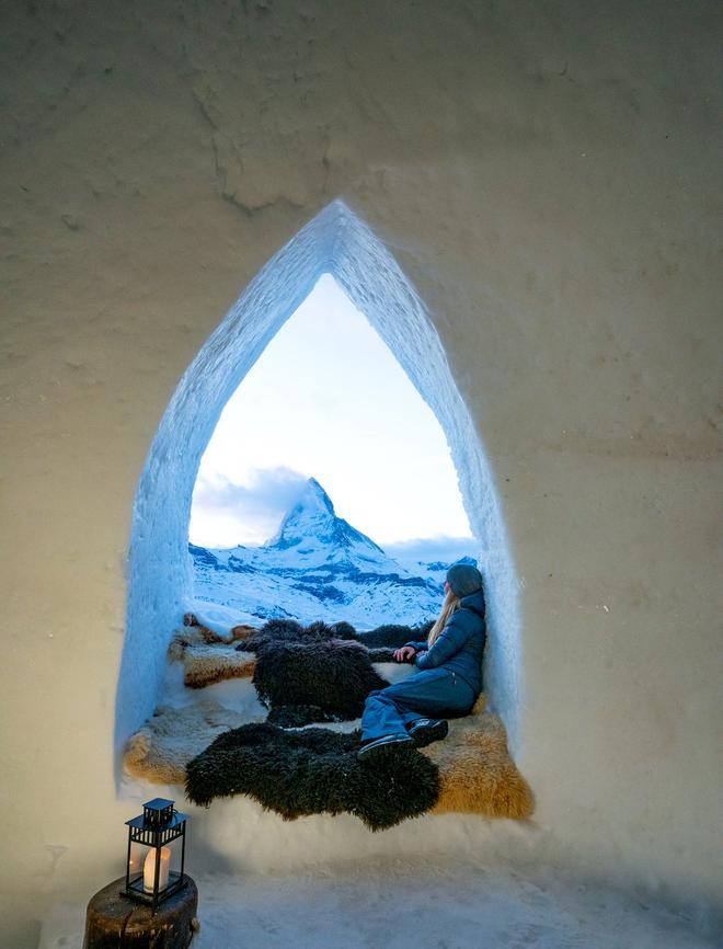 Iglu-Dorf, Suiza, hoteles hielo