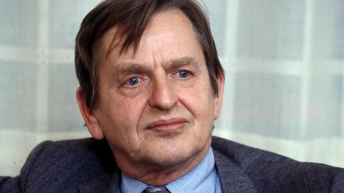 18 aniversario del asesinato del primer ministro de Suecia Olof Palme