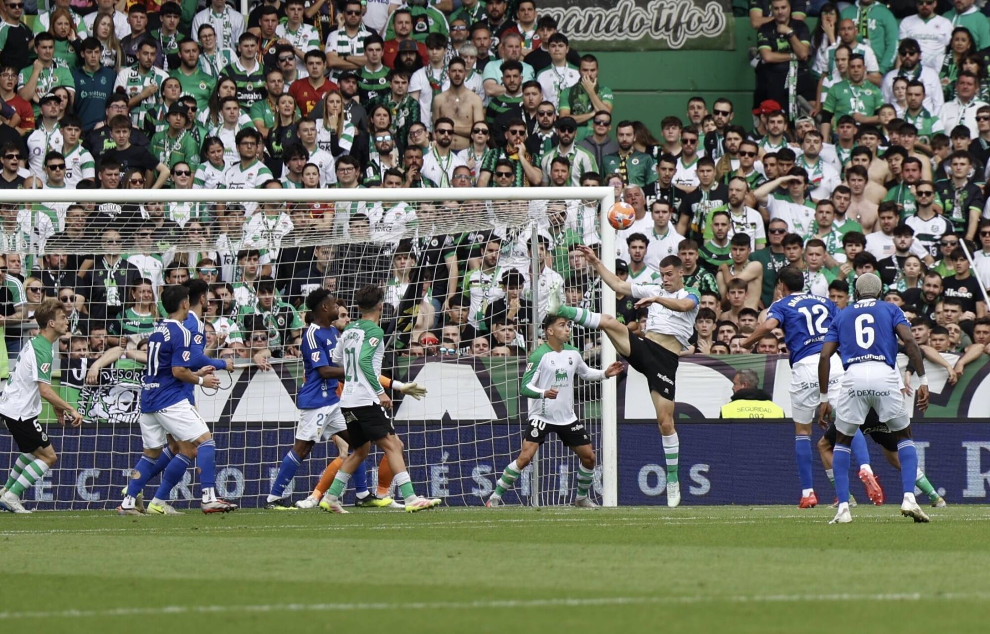 Así fue el partido entre el Real Oviedo y el Racing de Santander