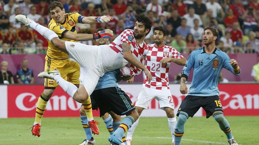 España ya se enfrentó a Croacia en la Eurocopa del 2012
