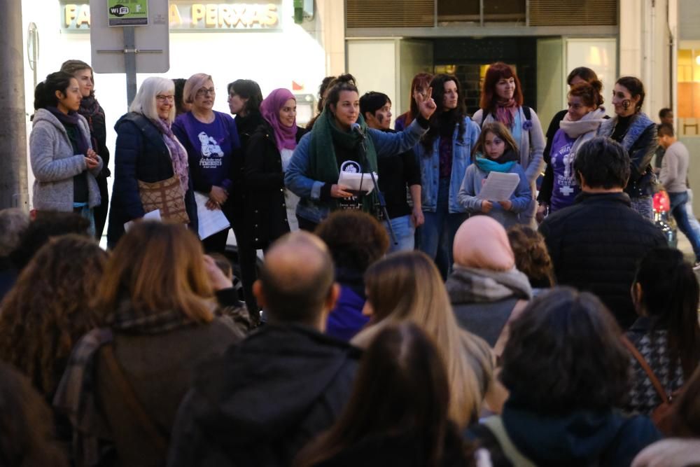 Manifestació a Figueres pel Dia de la Dona.