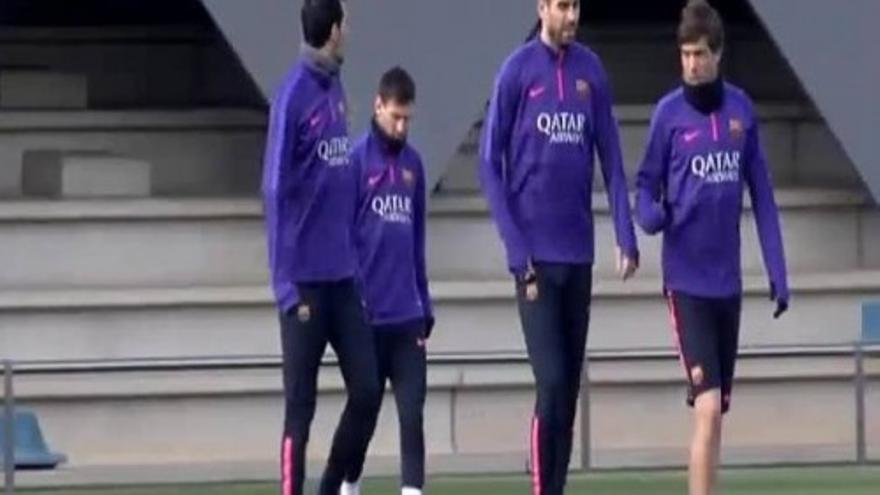 El Barça se prepara para ganar en el Calderón