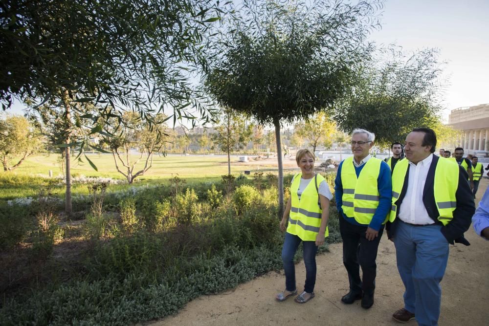 Así están las obras del Parque Central a día de hoy