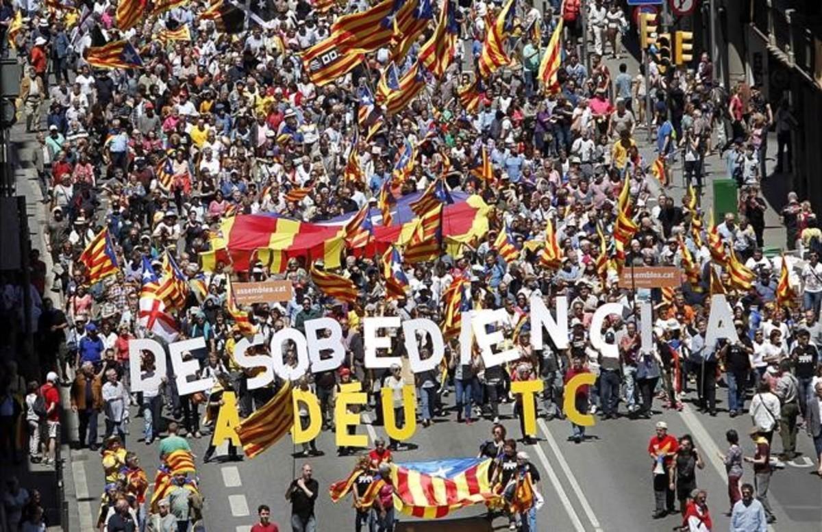 fsendra34082987 gra123  barcelona  29 05 2016   manifestaci n en c160529174545