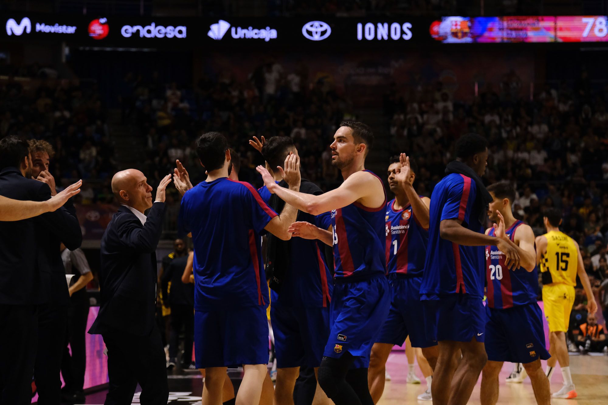 Barcelona - Lenovo Tenerife, semifinal de la Copa del Rey 2024.