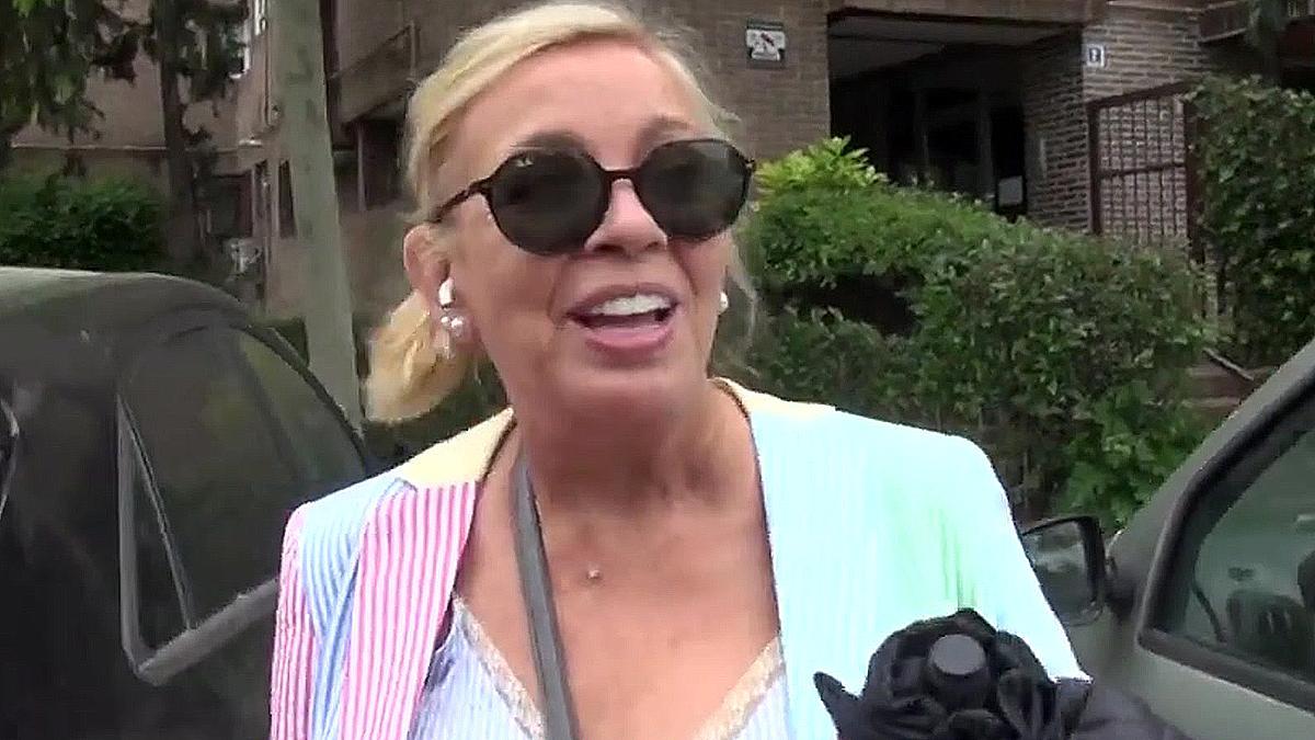 Primera reacción de Carmen Borrego tras filtrarse los demoledores audios de Alejandra Rubio