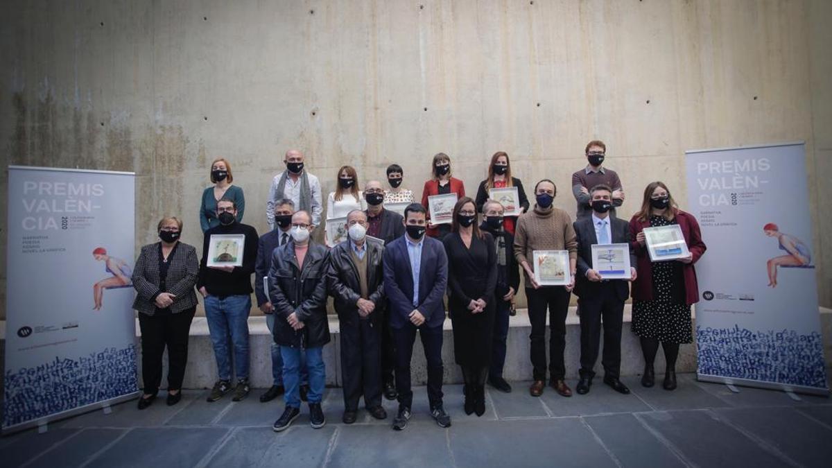 Los premiados en la anterior edición.