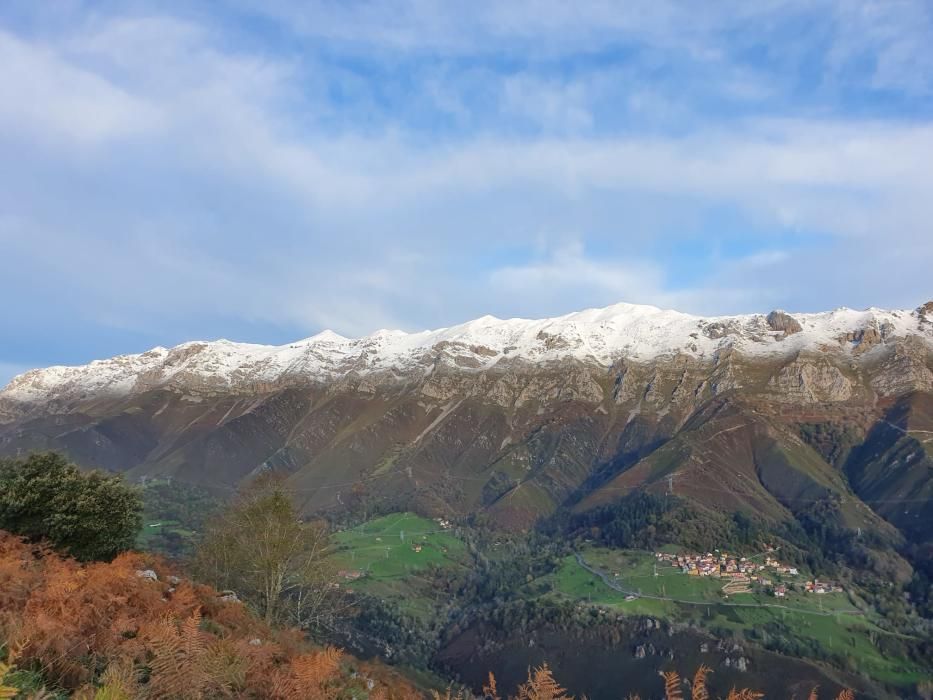 Las imágenes del temporal en Asturias