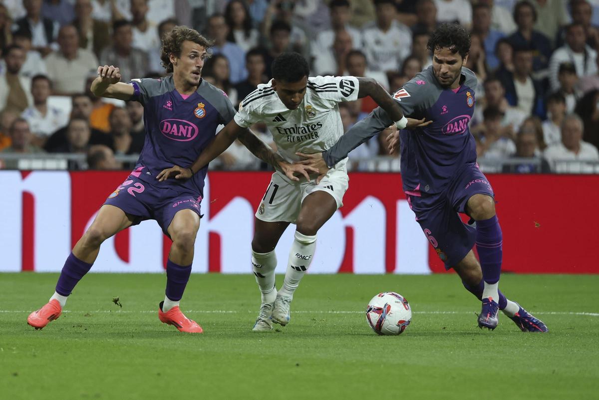 El Espanyol cayó por 4-1 ante el Real Madrid en el Bernabéu