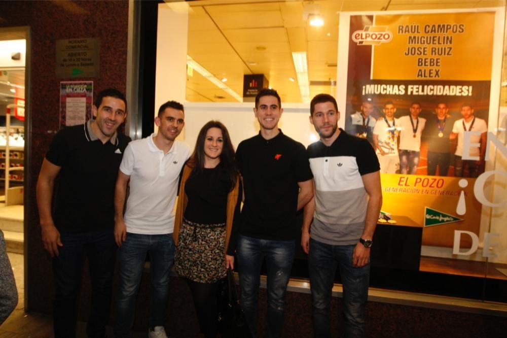 Escaparate para los campeones de Fútbol Sala