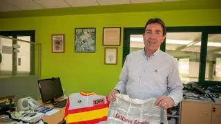 Domínguez teje el maillot de su sucesor: "Fue muy especial liderar la Vuelta Ciclista a Asturias"
