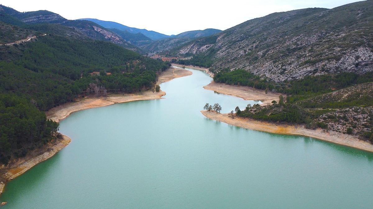 Cabecera del embalse de Buseo.