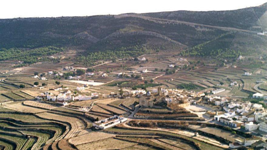 Imagen de los años 80 del Poble Nou de Benitatxell