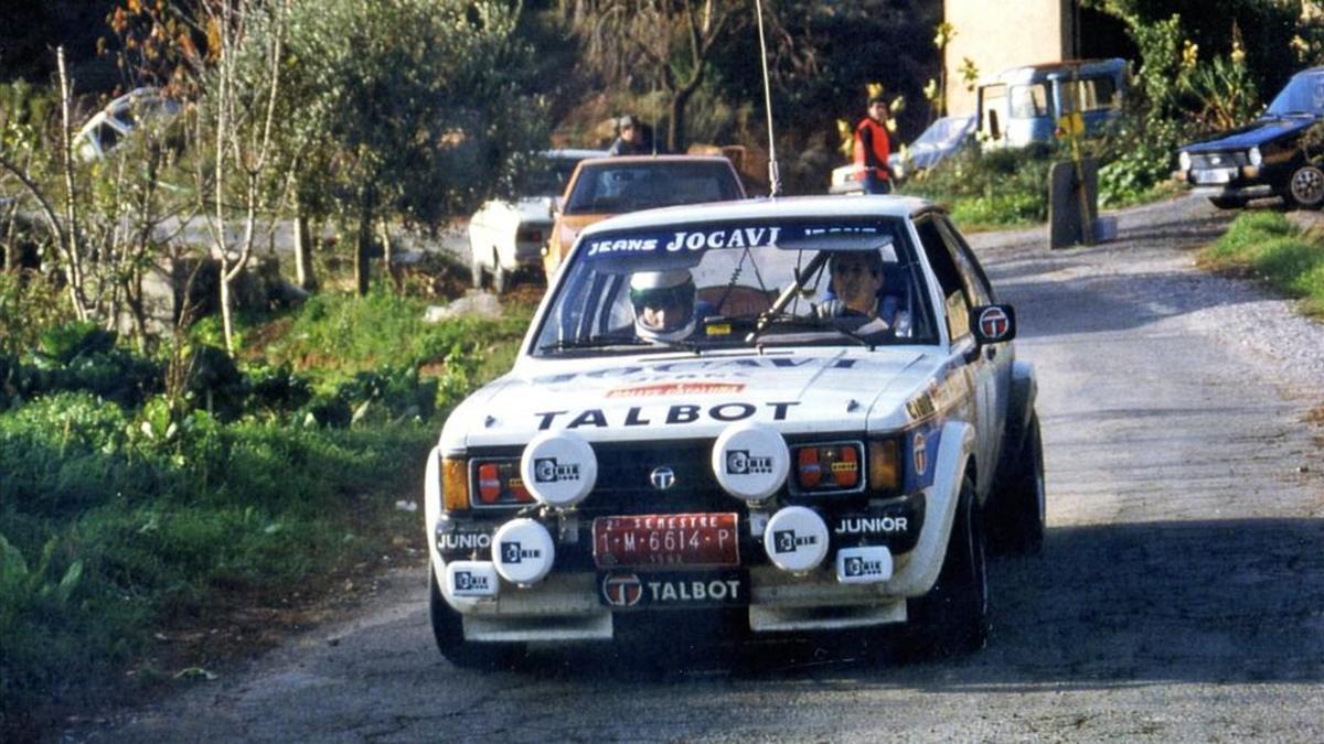 Antonio Zanini-Víctor Sabater (Talbot Sunbeam Lotus grupo 2). Rallye Catalunya 1982