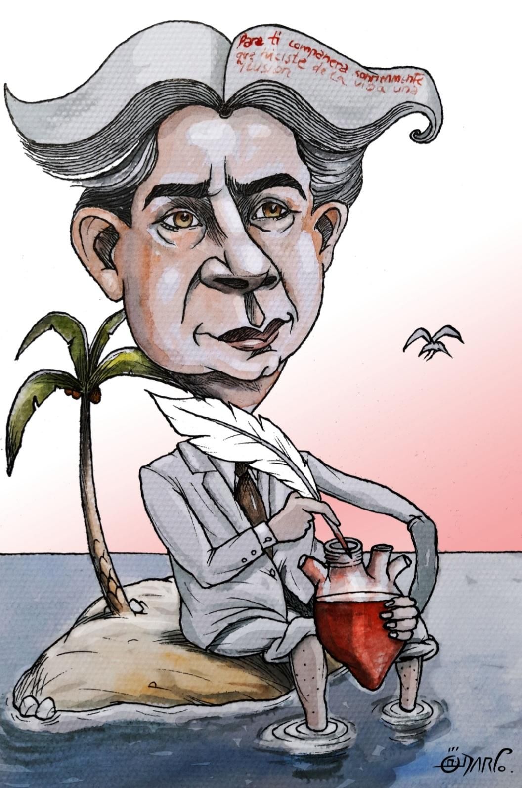 Segundo premio de caricatura.