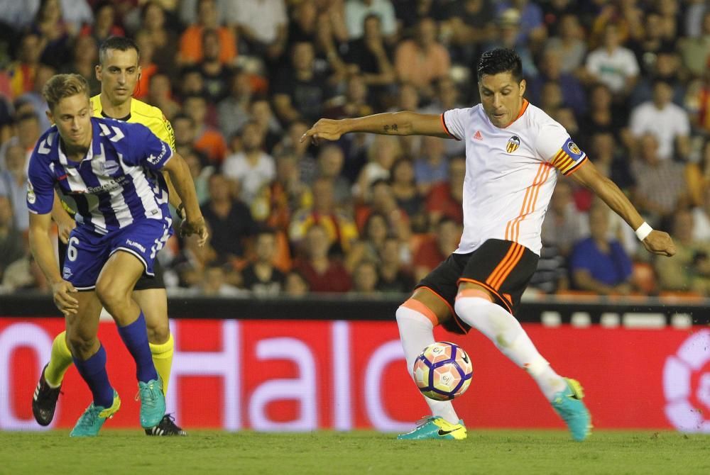 Las imágenes del Valencia - Alavés