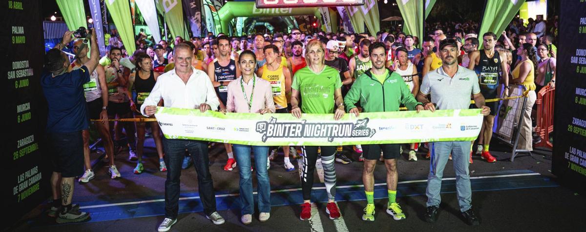 La capital tinerfeña se rinde a la Binter NightRun