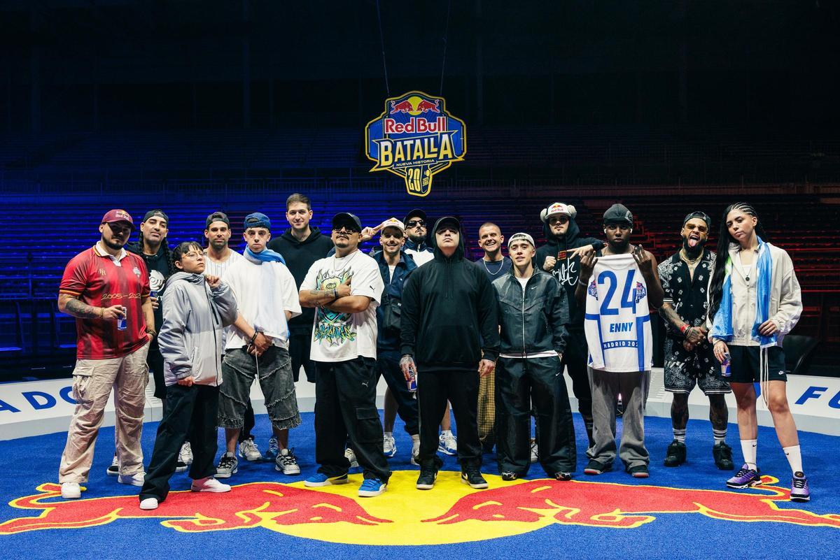 Los participantes de la Red Bull Batalla Nueva Historia