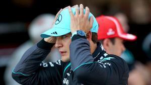 SPIELBERG (Austria), 27/06/2026.- Mercedes driver George Russell of Britain looks on after winning the Qualifying for the Formula One Austrian Grand Prix, at the Red Bull Ring race track in Spielberg, Austria, 27 June 2026. The 2026 Formula 1 Austrian Grand Prix will be held on 28 June. (Fórmula Uno, Reino Unido) EFE/EPA/ANNA SZILAGYI