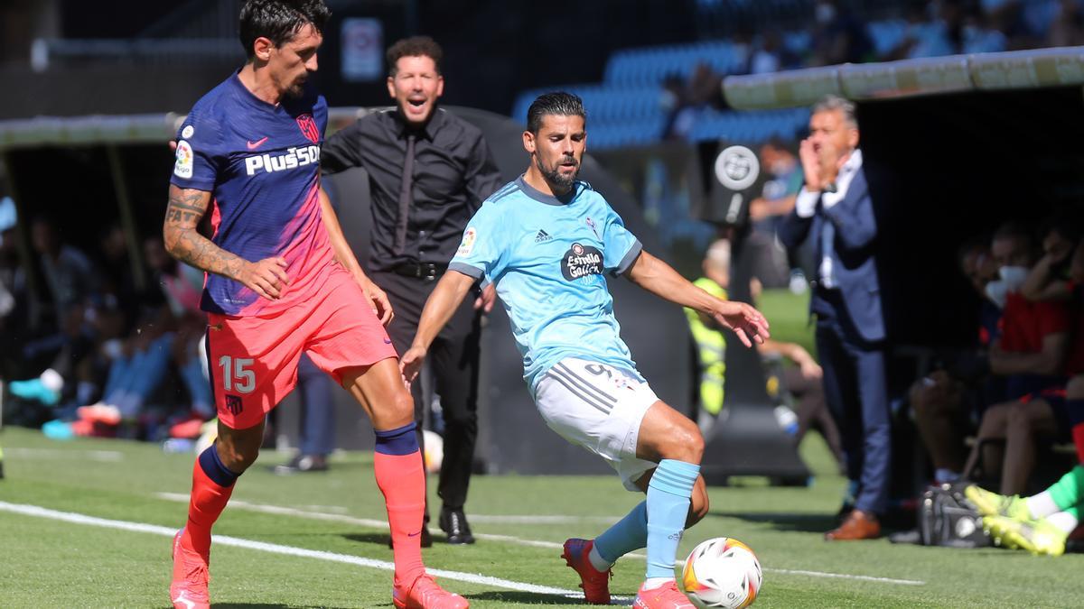 El Celta-Atlético, en imágenes