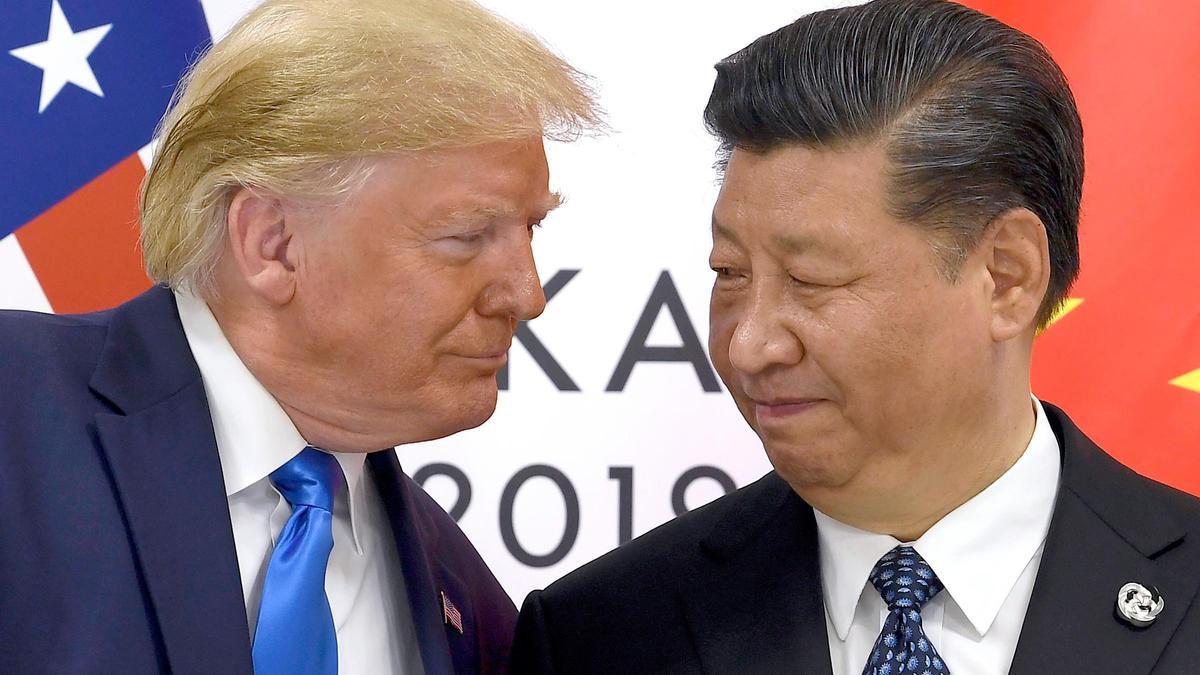 Els presidents Donald Trump i Xi Jinping durant una reunió.
