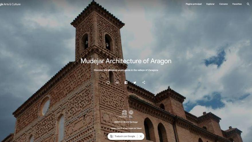 El mudéjar de la provincia de Zaragoza,a golpe de clic en todo el mundo a través de la plataforma Google Arts and Culture