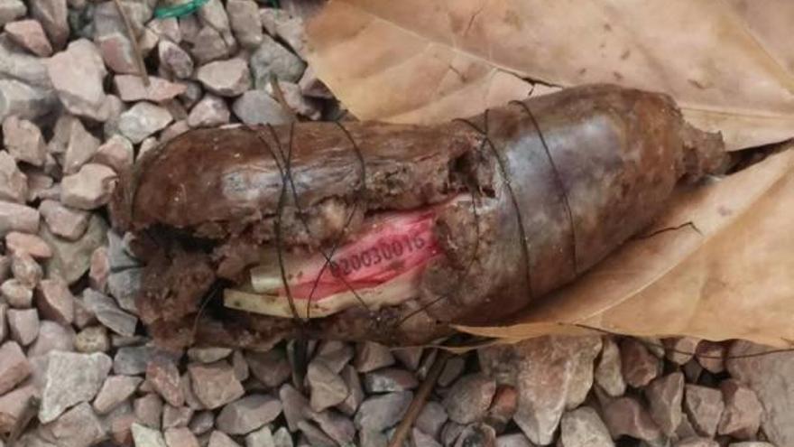 Un vecino encuentra una morcilla con matarratas en la zona de La Sang de Alcoy