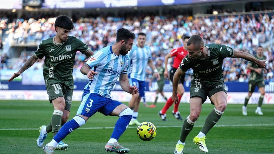 Málaga CF - CD Leganés, en imágenes