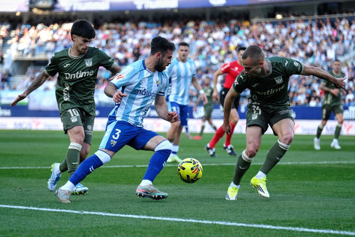 Málaga CF - CD Leganés, en imágenes