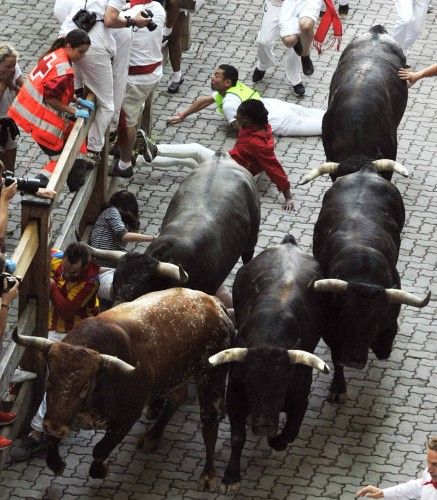 ÚLTIMO ENCIERRO TOROS DE MIURA