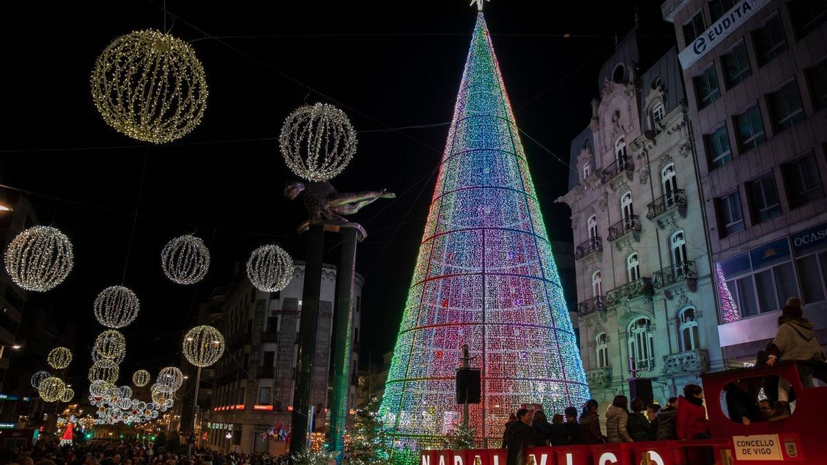 Luces de la Navidad de Vigo