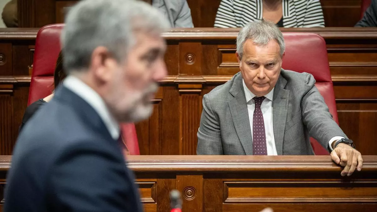 Clavijo quiere que el Parlamento sea su aliado para fortalecer el 'estatus RUP' en la Unión Europea